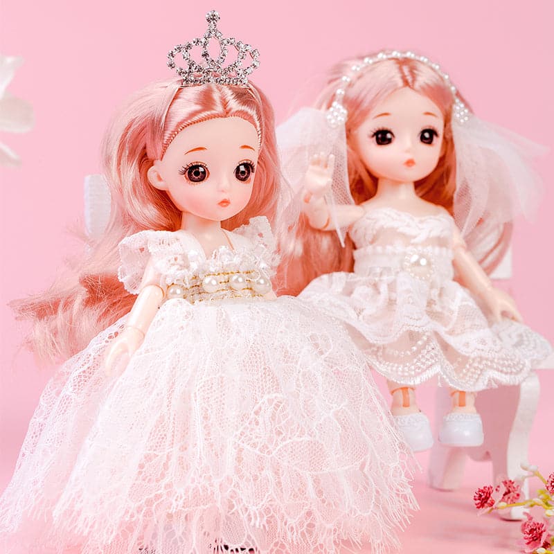 Factory Direct Supplied Hot Sell 16cm Mini Doll Original Design Customized Clothes Figure Toy Doll Set