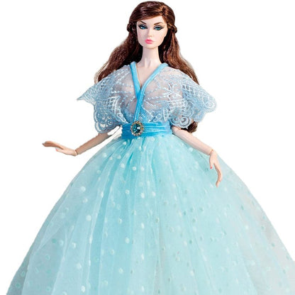 2023 New Arrival Original Customized Popular High Quality Luxuriant American Doll Dress for 12 inch Princess Doll