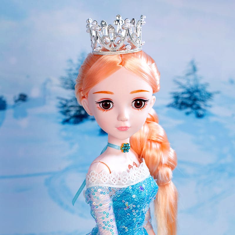 New Arrival 60cm Frozen Princess Doll Eyes Can Be Closed Ice And Snow Princess Dolls Toys Birthday Gift for Kids