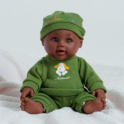 12 Inch Silicone Doll Realistic African Doll Clothes Gift Black Baby Dolls For Kids