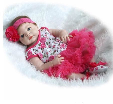 NPK Full Rubber Simulation Baby Doll Toy Children's Gift Cute Vivid Doll