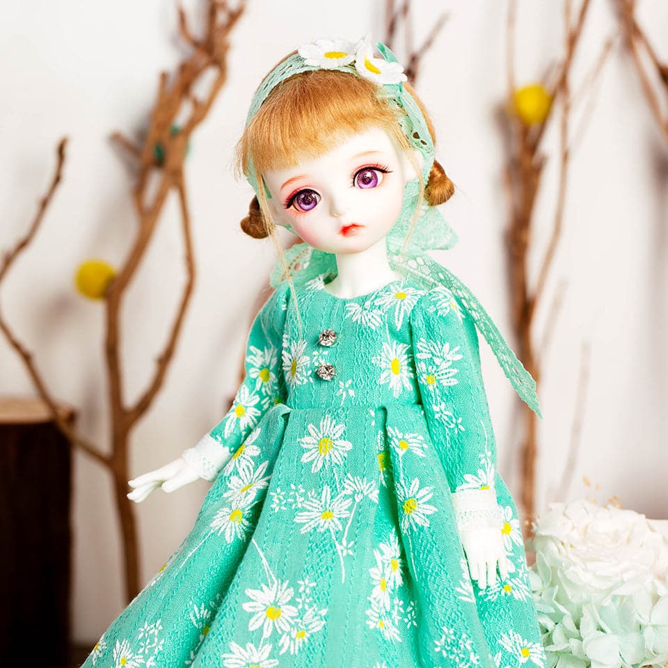 Factory price New Trend Best Quality Custom New Design 1/6 BJD Daisy Dress For girls