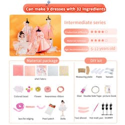 2023 New Trend Clothing Design Kits DIY Arts Crafts Kits Wholesale Factory Fashion Clothing Design Kits Gift Box