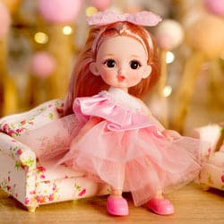 2023 New Hot Selling China Factory Made Wholesale price 6 inch Mini Princess Clothes toy set for Kids Gift