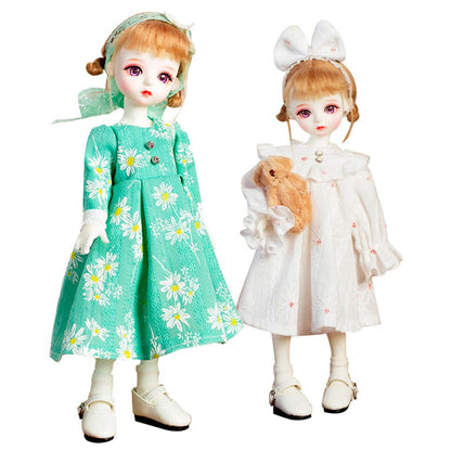 Factory price New Trend Best Quality Custom New Design 1/6 BJD Daisy Dress For girls