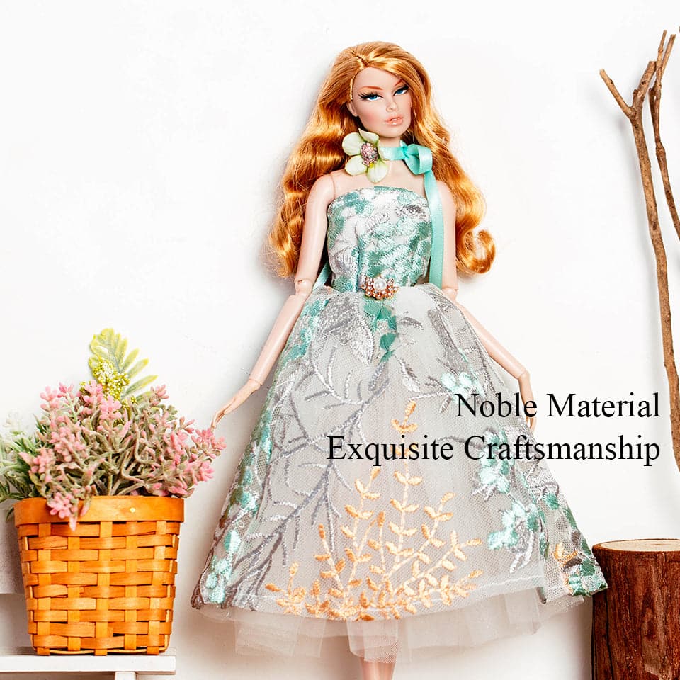 High quality 11 inch Doll Clothes Dress Skirt Accessories Princess Dress Girls Doll Clothes Toy Accessories