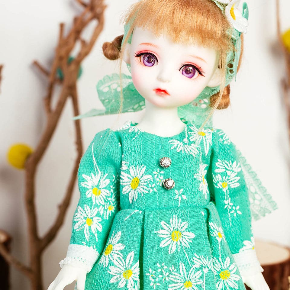 Factory price New Trend Best Quality Custom New Design 1/6 BJD Daisy Dress For girls