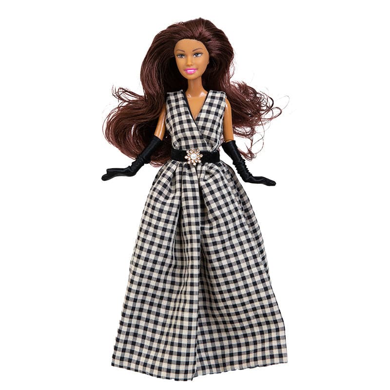 Hot selling Wholesale Fashion doll Pretend playing 11.5inch doll dress for girls