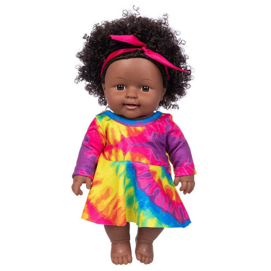 Simulation Baby Doll Black Black Baby African Doll