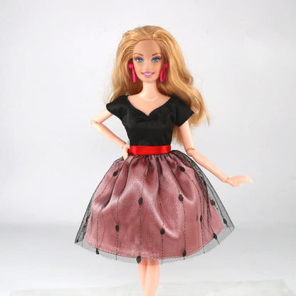 6 Points Doll Clothes30cm Dress-up Doll Clothes Doll Clothes Clothing Fashion Suit Dress Dress