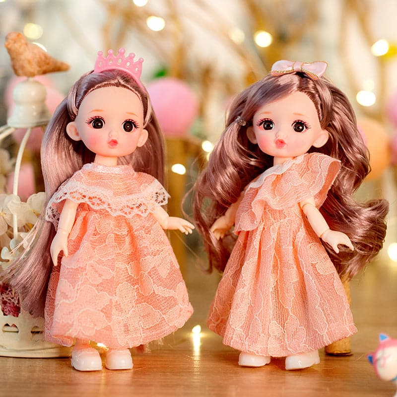 2023 New Hot Selling China Factory Made Wholesale price 6 inch Mini Princess Clothes toy set for Kids Gift