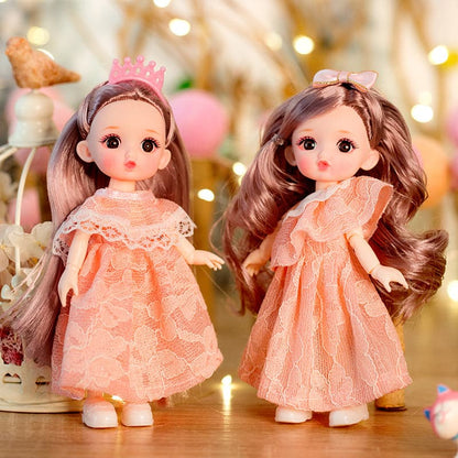 2023 New Hot Selling China Factory Made Wholesale price 6 inch Mini Princess Clothes toy set for Kids Gift