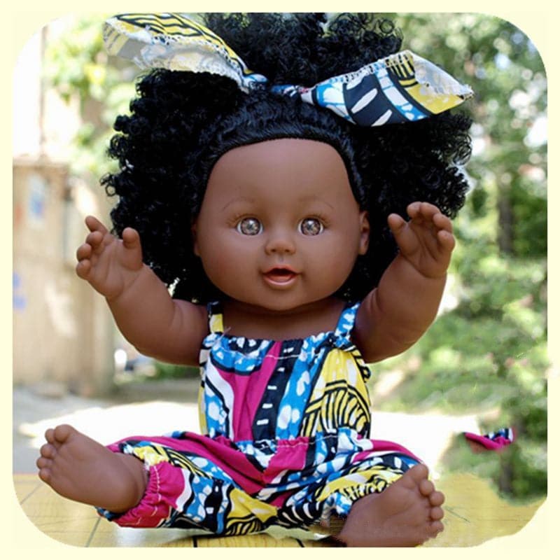 Black skin doll 30 cm