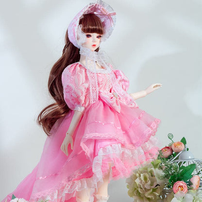 New Arrival 60 cm BJD Doll Clothes Fashion Dress Up Make Up Princess Dolls Best Gifts For Girls And Boys