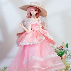 New Arrival 60 cm BJD Doll Clothes Fashion Dress Up Make Up Princess Dolls Best Gifts For Girls And Boys