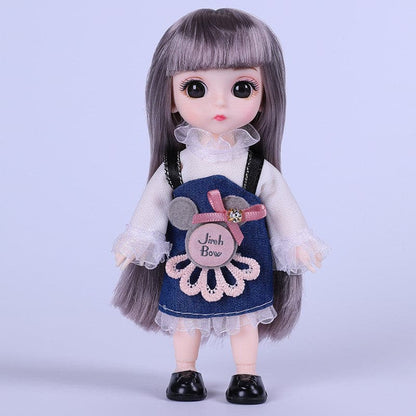 6-inch 16cm Yameng Le Dolls For Dressing Up Multi-joint Fashion BJD Princess Girl Toy