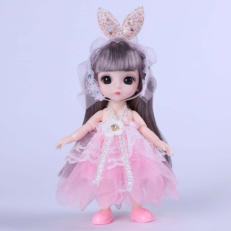 6-inch 16cm Yameng Le Dolls For Dressing Up Multi-joint Fashion BJD Princess Girl Toy