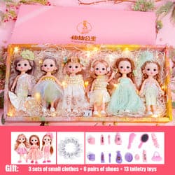 Factory Direct Supplied Hot Sell 16cm Mini Doll Original Design Customized Clothes Figure Toy Doll Set