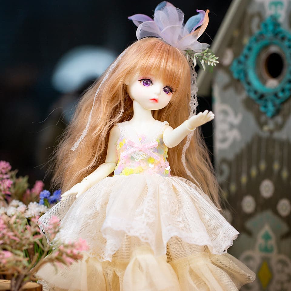 Hotsale Custom 1/6scale BJD Girl Play doll Dress Dolls for girls