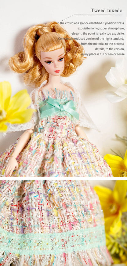 2023 fashion New design high quality 30 cm11 inch doll dress for PP and FR doll