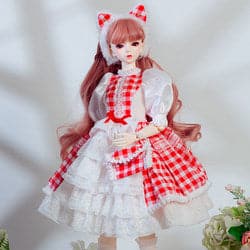 New Arrival 60 cm BJD Doll Clothes Fashion Dress Up Make Up Princess Dolls Best Gifts For Girls And Boys