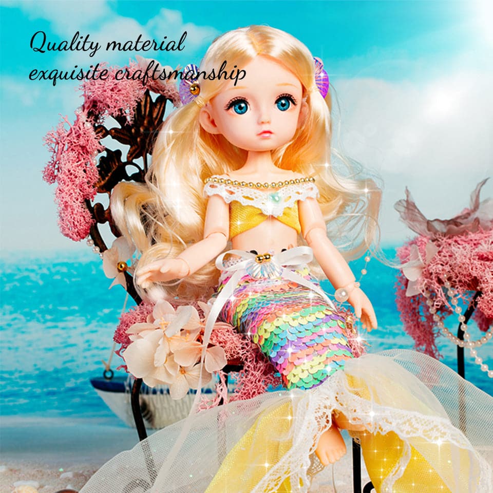 Hot Sales Realistic 30cm BJD Dolls 12 Inches With 13 Removable Joint Best Gifts Barbiees Dolls Pretend Play Toys For Girl