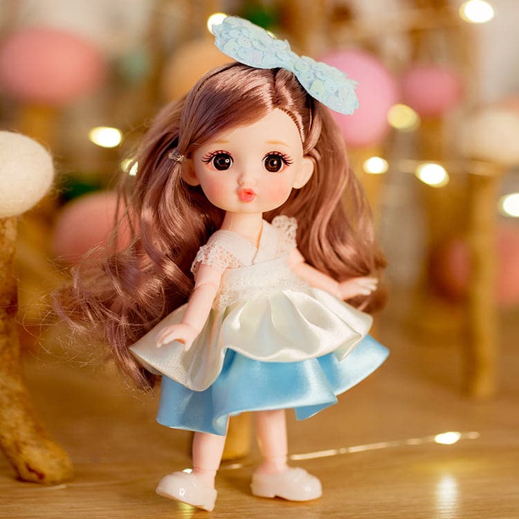 2023 New Hot Selling China Factory Made Wholesale price 6 inch Mini Princess Clothes toy set for Kids Gift