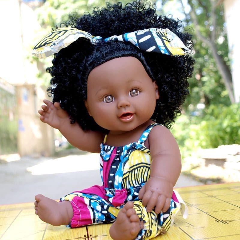 Black skin doll 30 cm