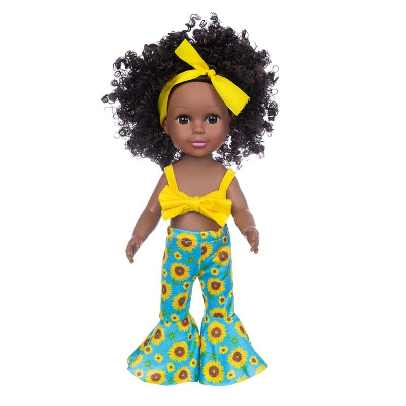 Afro Doll Black Vinyl Doll Rebirth Doll