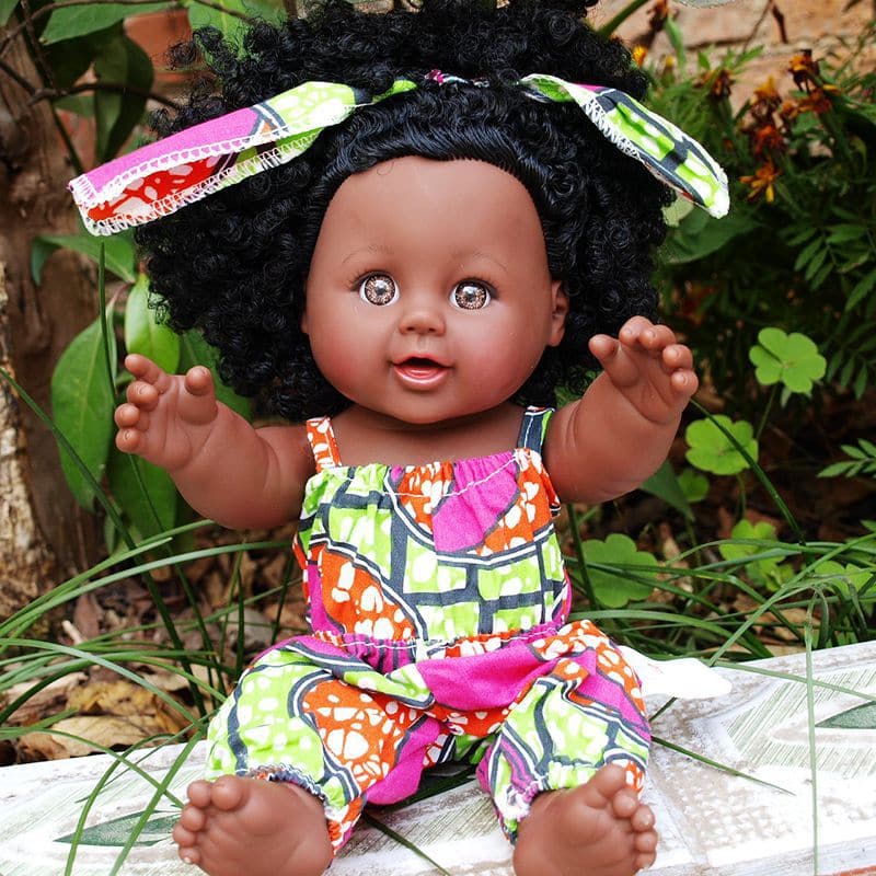 Black skin doll 30 cm