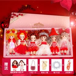 Factory Direct Supplied Hot Sell 16cm Mini Doll Original Design Customized Clothes Figure Toy Doll Set