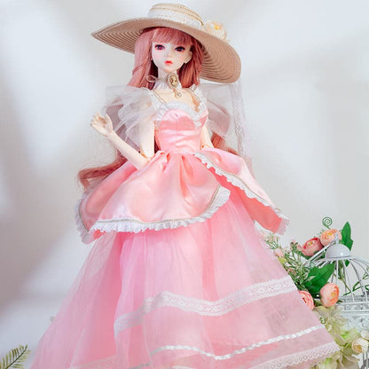 New Arrival 60 cm BJD Doll Clothes Fashion Dress Up Make Up Princess Dolls Best Gifts For Girls And Boys