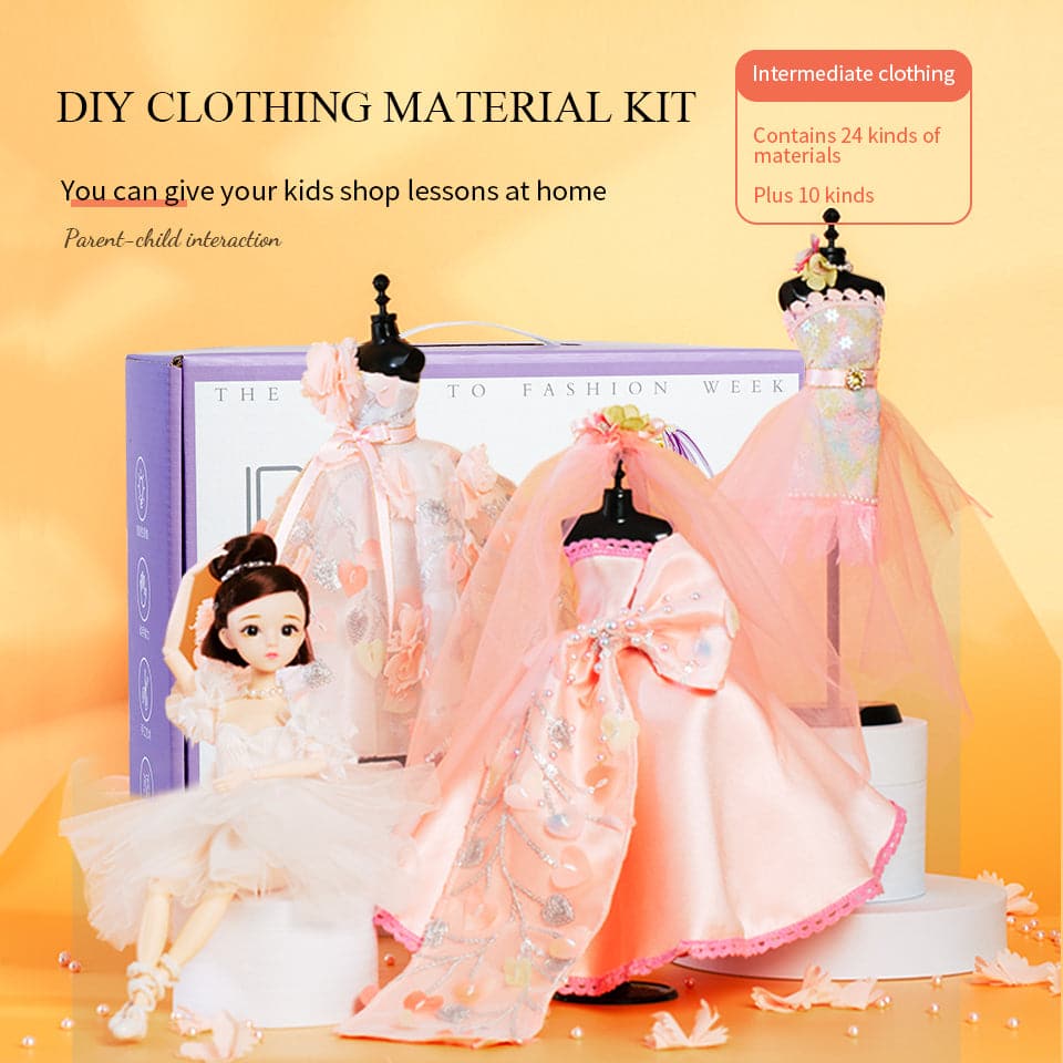 2023 New Trend Clothing Design Kits DIY Arts Crafts Kits Wholesale Factory Fashion Clothing Design Kits Gift Box