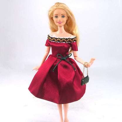 6 Points Doll Clothes30cm Dress-up Doll Clothes Doll Clothes Clothing Fashion Suit Dress Dress