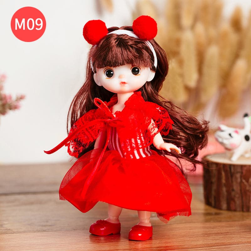 2023 New Hot Selling China Factory Made Wholesale price 6 inch Mini Princess Clothes toy set for Kids Gift