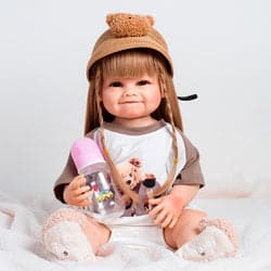 Hot selling Alive Lifelike Full Body Silicone Doll 18 Inch Vinyl Newborn Reborn Baby Doll