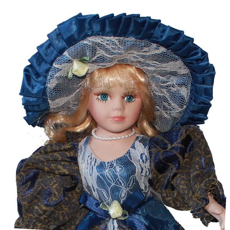 Victorian ceramic doll home decoration doll