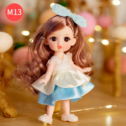 2023 New Hot Selling China Factory Made Wholesale price 6 inch Mini Princess Clothes toy set for Kids Gift