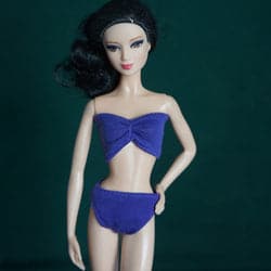 Girls Doll Swimsuit Fit 30cm Fashion Toy Beach Swimming Summer Dressup Clothes Bikini Underwear Set For Dolls