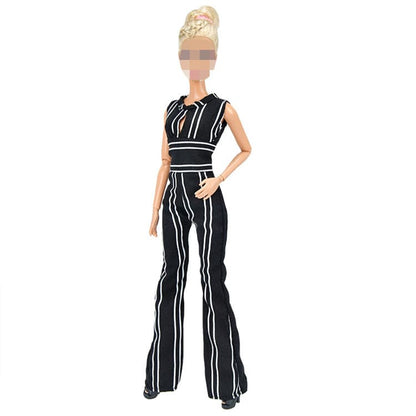 Doll Clothes Dress Striped Jumpsuit