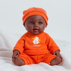 12 Inch Silicone Doll Realistic African Doll Clothes Gift Black Baby Dolls For Kids