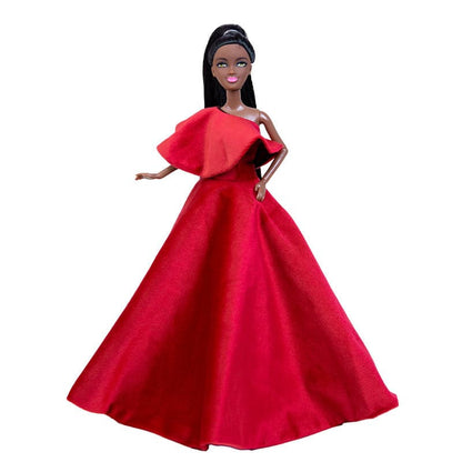 Hot selling Wholesale Fashion doll Pretend playing 11.5inch doll dress for girls