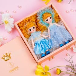 2023 New Fashion Custom Vinyl BJD Toys Doll Set Vinyl Silicone Pretend Play Mini Kids Dolls With Doll Clothes