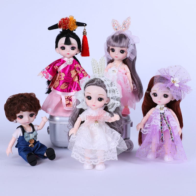 6-inch 16cm Yameng Le Dolls For Dressing Up Multi-joint Fashion BJD Princess Girl Toy