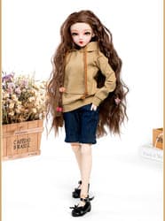 New Arrival 60 cm BJD Doll Clothes Fashion Dress Up Make Up Princess Dolls Best Gifts For Girls And Boys