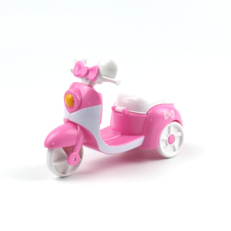 Doll Little Motorcycle Three-wheeled Doll Accessories Motorcycle Children Mini Simulation Model Car Girl Play Toy Doll Scooter