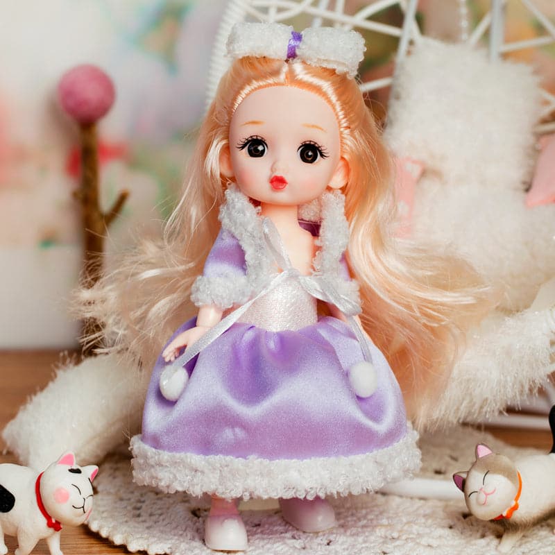 2023 New Hot Selling China Factory Made Wholesale price 6 inch Mini Princess Clothes toy set for Kids Gift