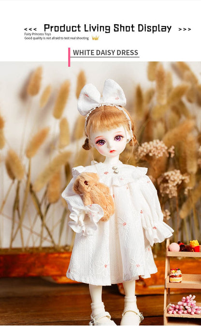 Factory price New Trend Best Quality Custom New Design 1/6 BJD Daisy Dress For girls