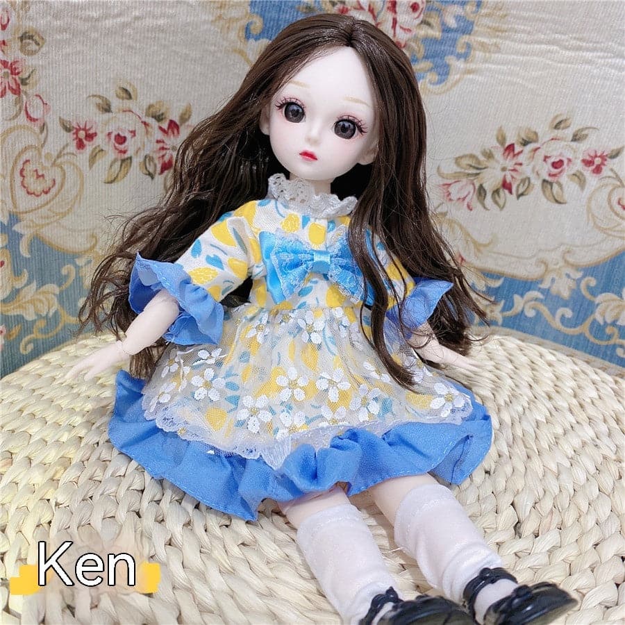 30cm  princess suit BJD doll