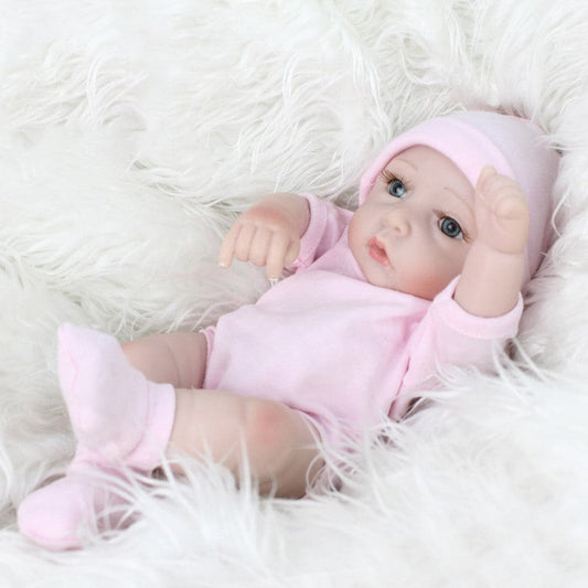 Simulation Baby Doll Girl Toy Soft Rubber Doll